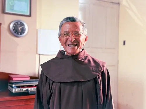 Frei Felizberto, há 12 anos na paróquia