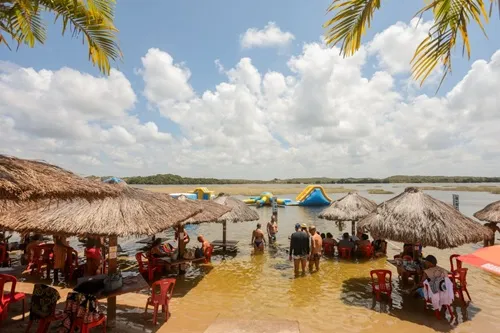 No litoral sul, em Estância, a Lagoa dos Tambaquis proporciona ao visitante um experiência imersiva em contato com a natureza