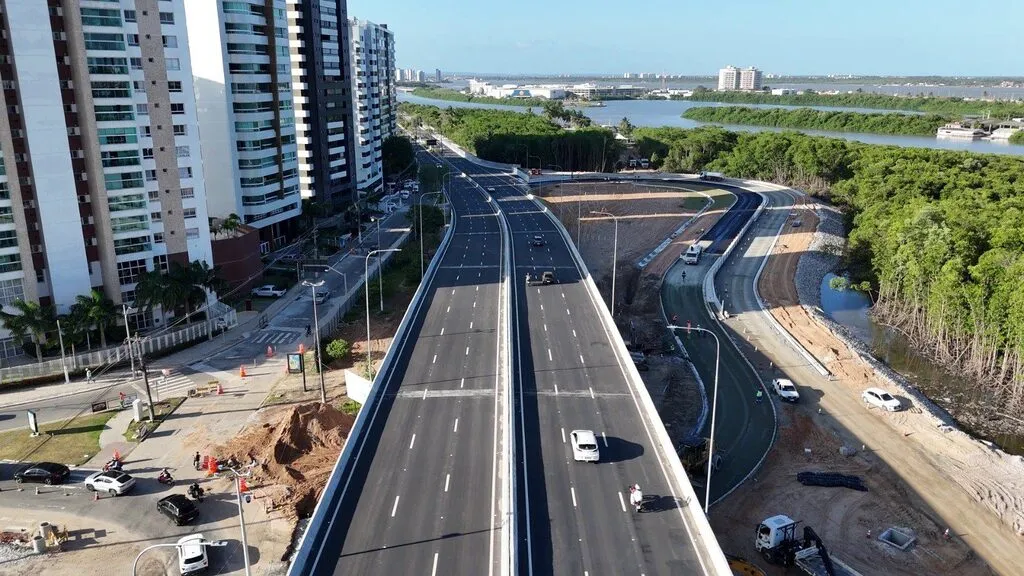 Nova alça muda acesso à Avenida Tancredo Neves a partir desta quarta-feira em Aracaju